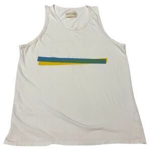 Vestige Men's Graphic Tank - White - Medium